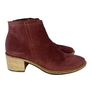 ECCO Sartorelle Hydromax Water Resistant Ankle Boots • Women's EU 35 • burgundy